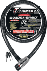 Quad-Braid Integrated Cable Lock