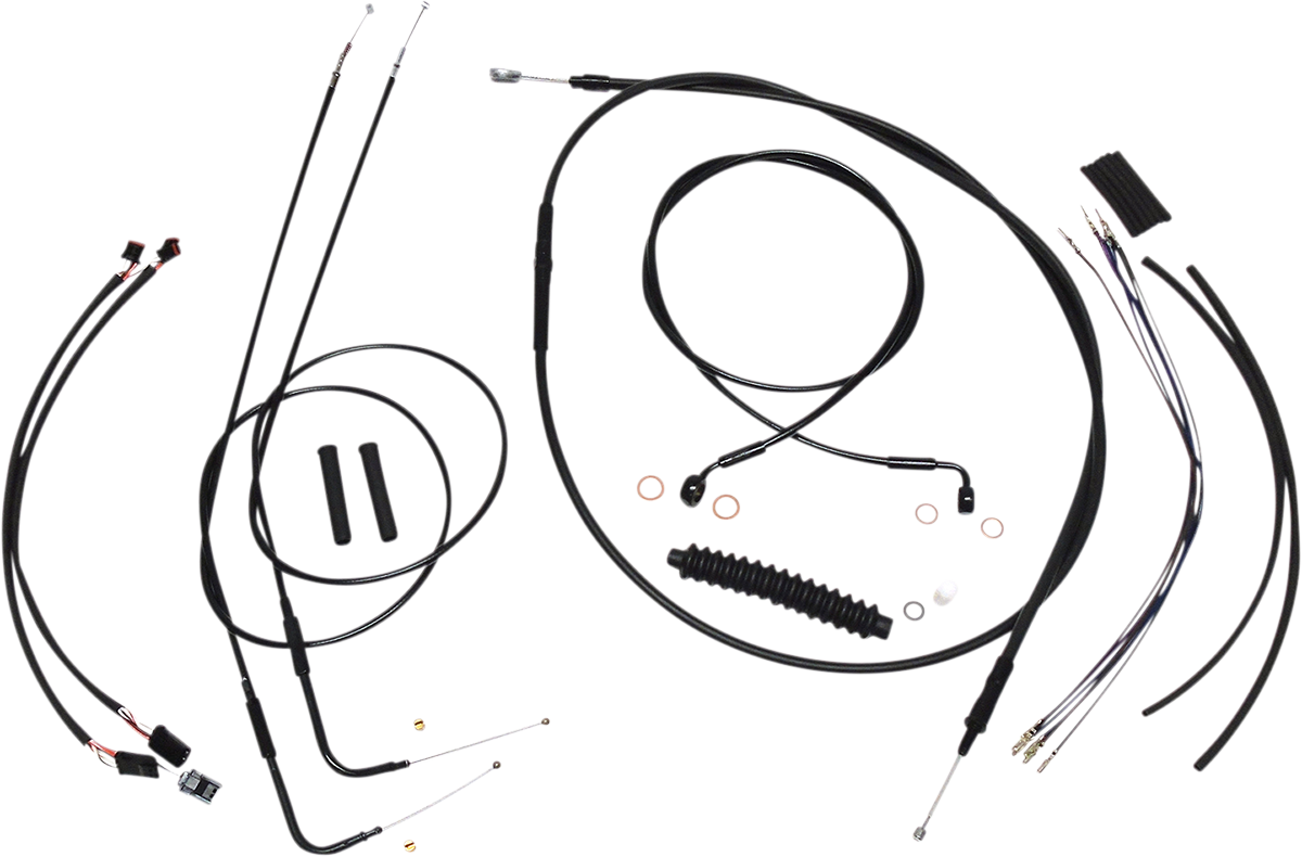 XR Handlebar Installation Kit - 12"-14" Ape Hangers - '12-'17 FXDB/C - Black