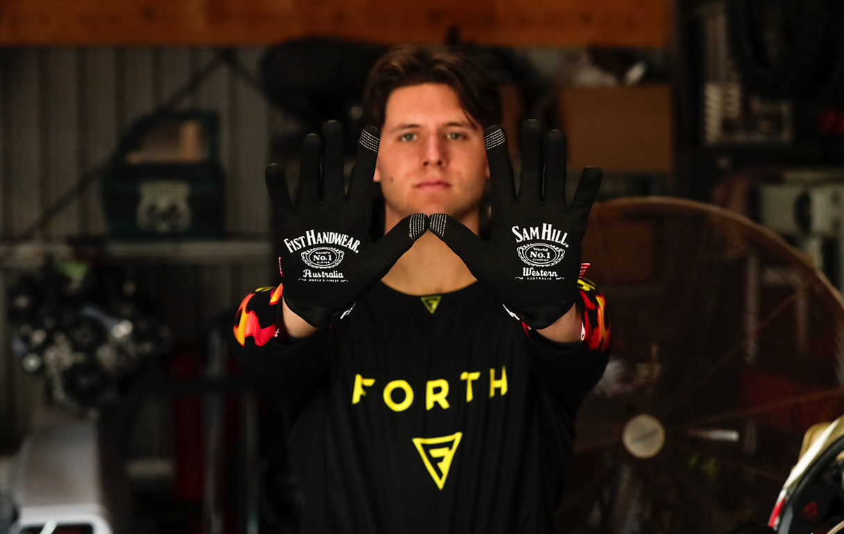 Strapped Sam Hill Red Label Good Times Gloves