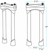 Murdock Handlebar Risers