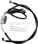 Extended Length Black Vinyl Brake Line Kit [2/2]
