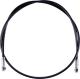 Universal XR Brake Line - 52" - Black w/ Chrome Fittings