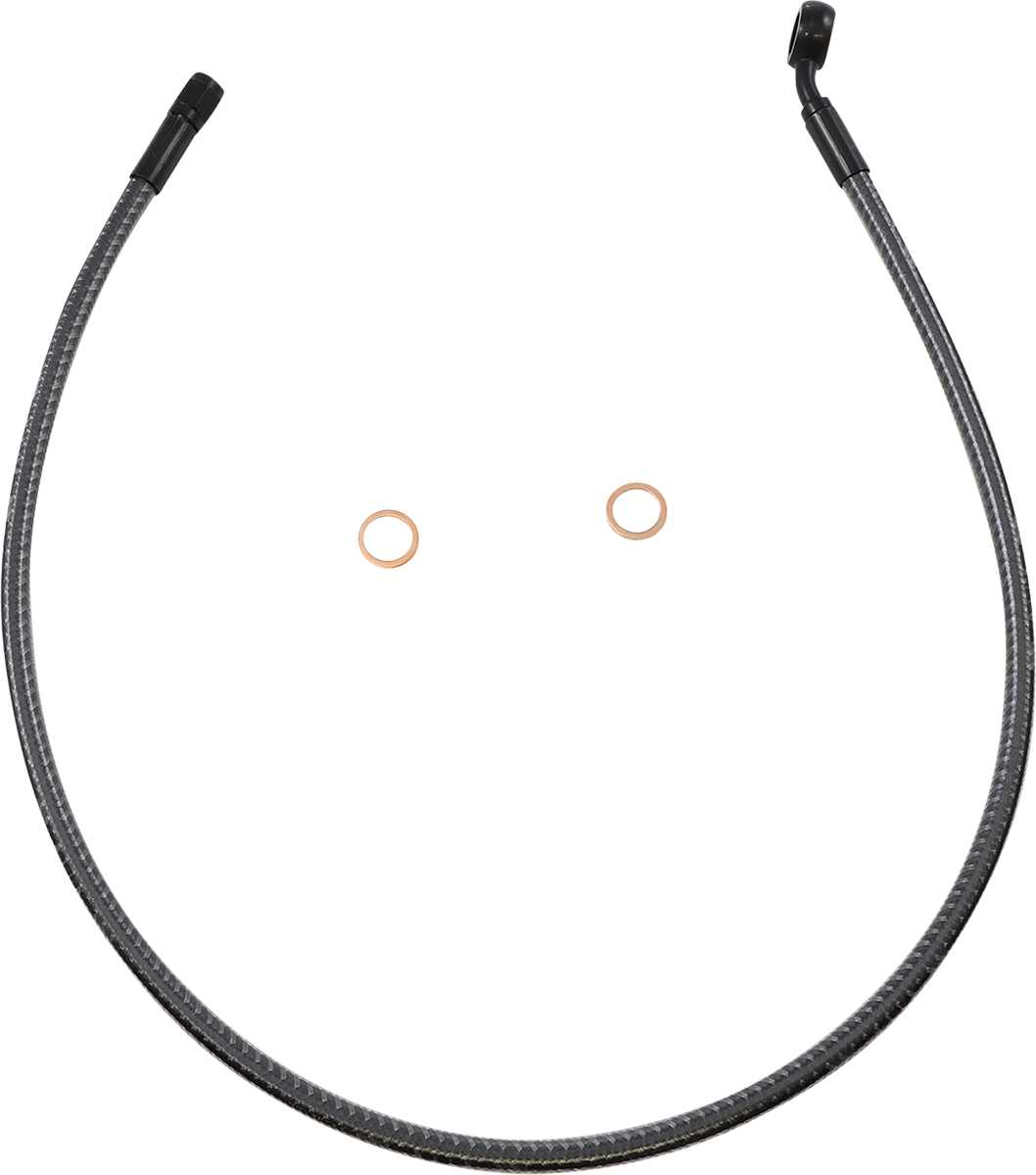 Brake Line - Front - 12 mm - 35° - 30" - KARBONFIBR