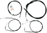 Standard Black Vinyl Handlebar Cable/Brake Line Kit — Ape Hanger