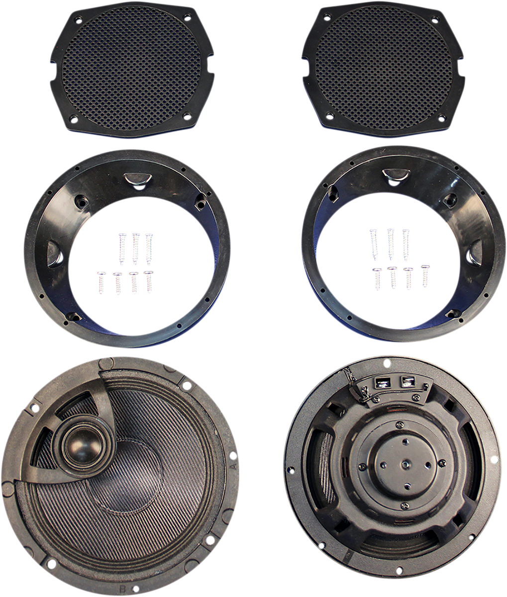 ROKKER® XRP 6.58° Fairing Speaker Kit with Hi-Output PEI Tweeter