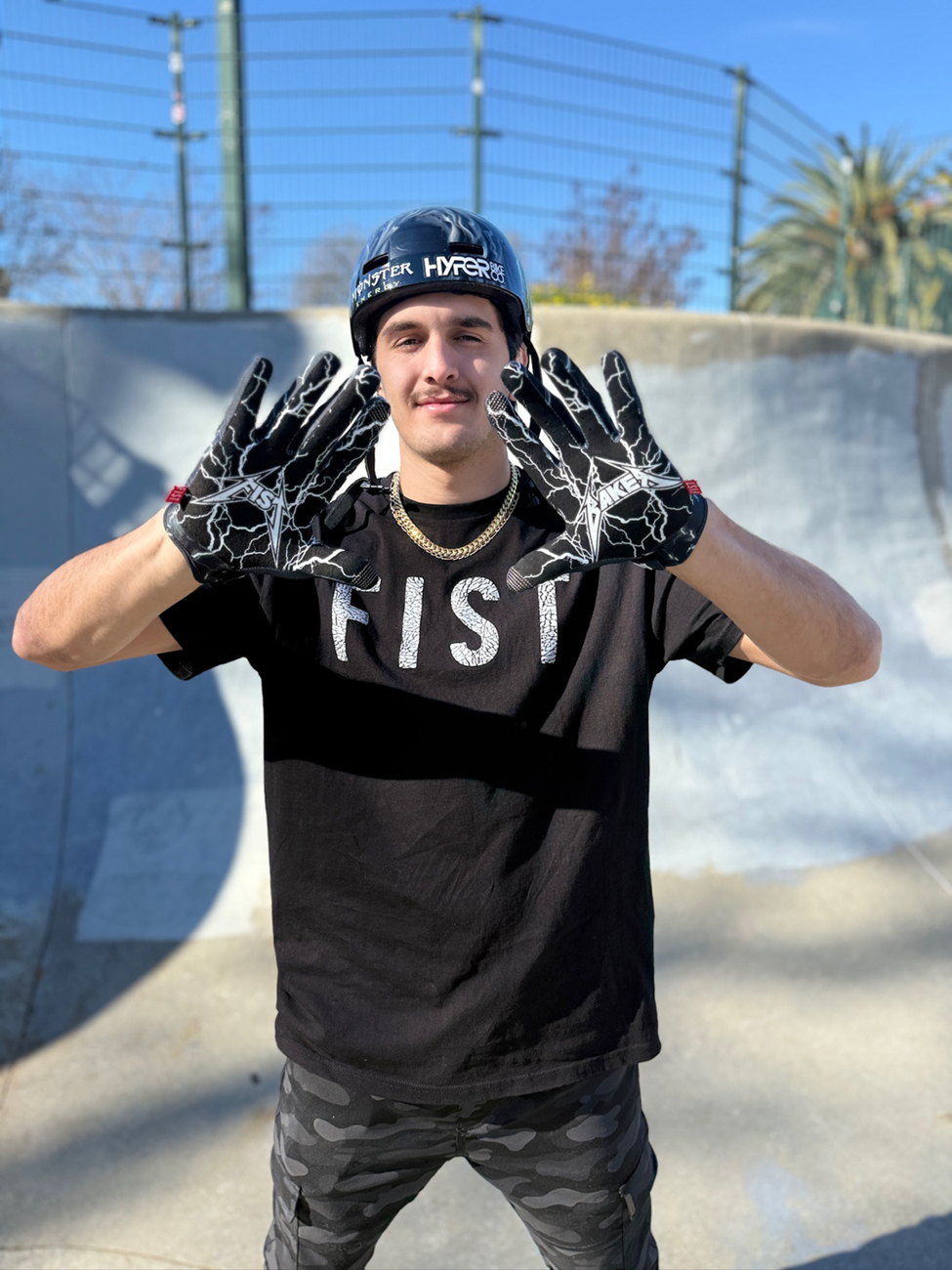 Strapped Brady Baker Lightning Gloves
