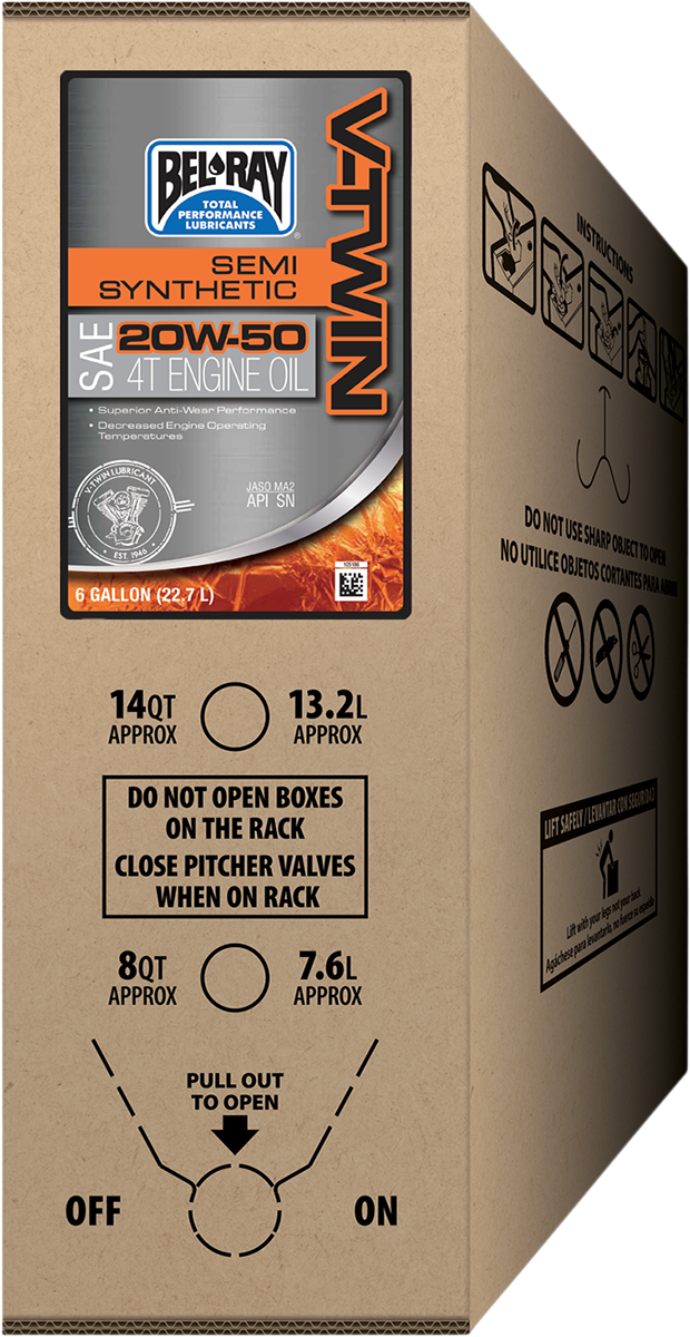 V-Twin Semi-Synthetic 4-Stroke Engine Oil