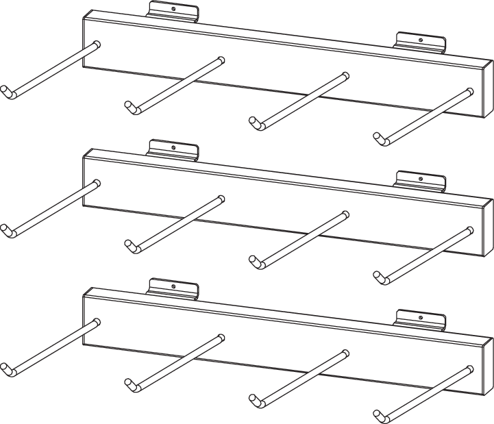 Slatwall Display Accessory Kit