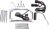 LED Radius License Plate Frame