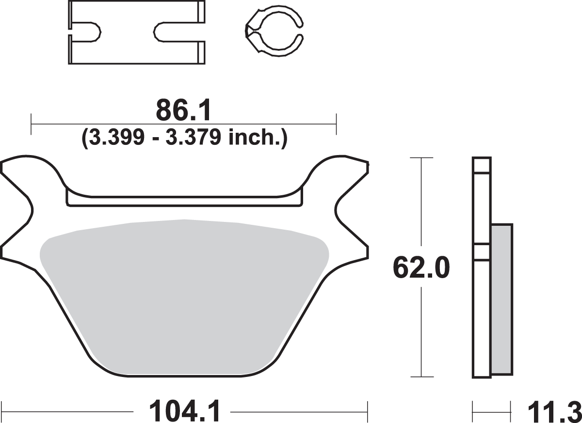 Ceramic Harley/Buell Brake Pads