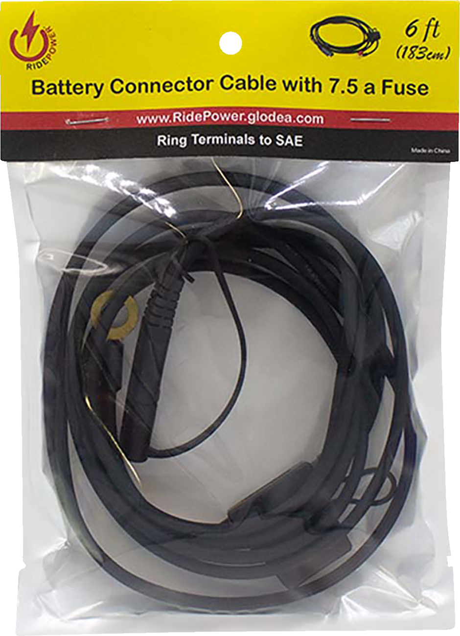 SAE to Ring Terminal Battery Connector Cable
