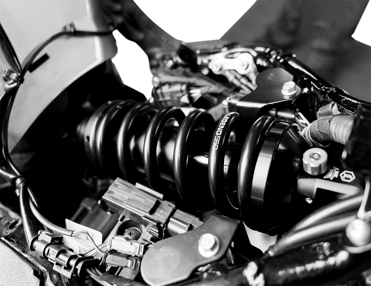 REVO-A Adjustable M-Eight Softail Coil Suspension
