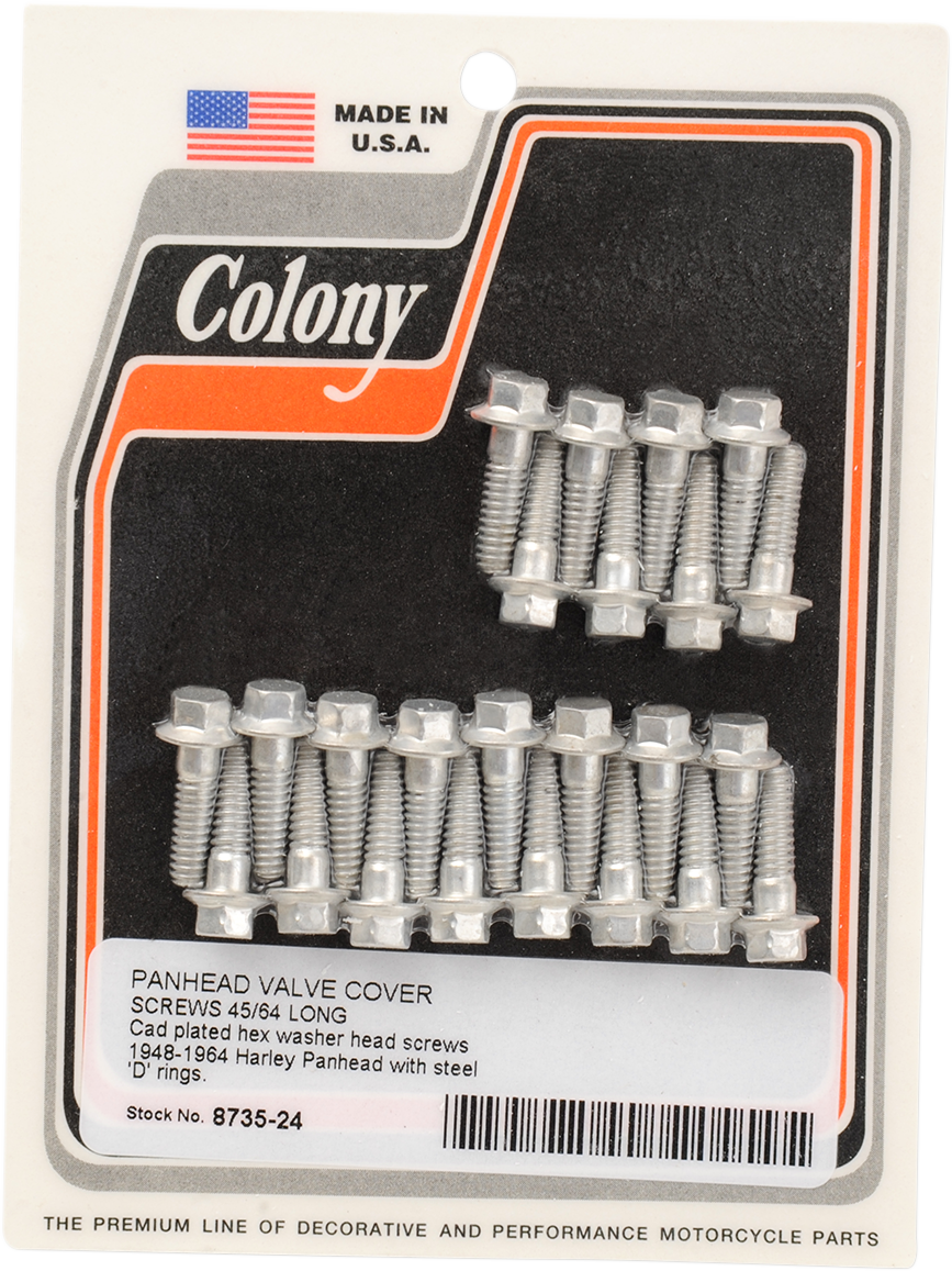 Valve Cover Screw Kit