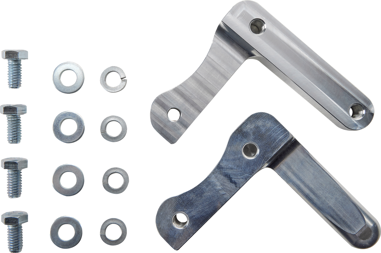 Hugger Series Front Fender with Mounting Blocks for Softail/Dyna