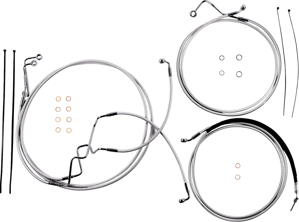 Sterling Chromite II® Designer Handlebar Installation Kit - 10" - '17-'20 FLTR