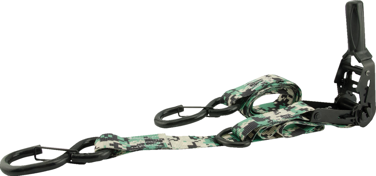 1-1/4" X 8' Camouflage Ratchet Tie-Down Straps