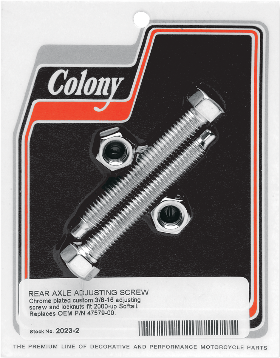 Rear Axle Adjuster Bolts
