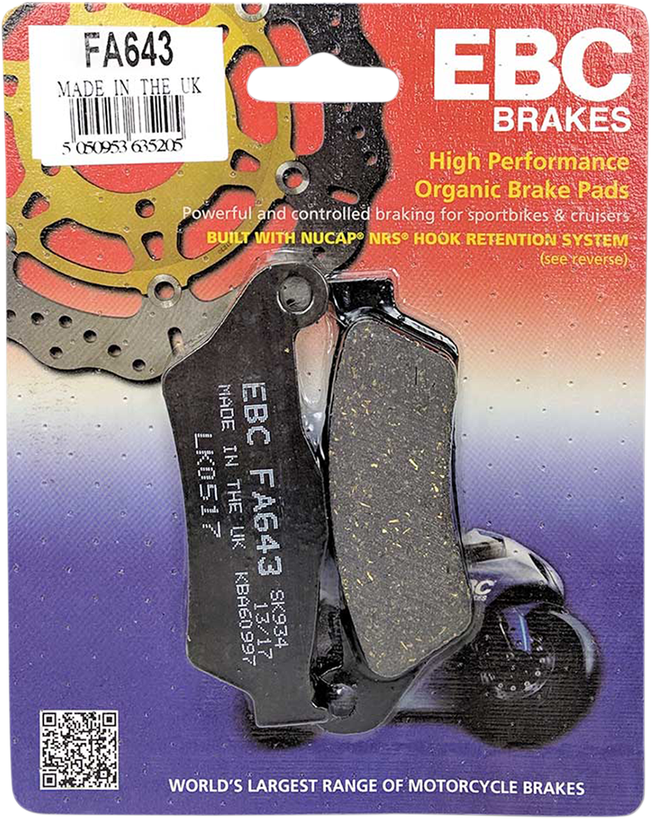 Organic Harley/Buell Brake Pads