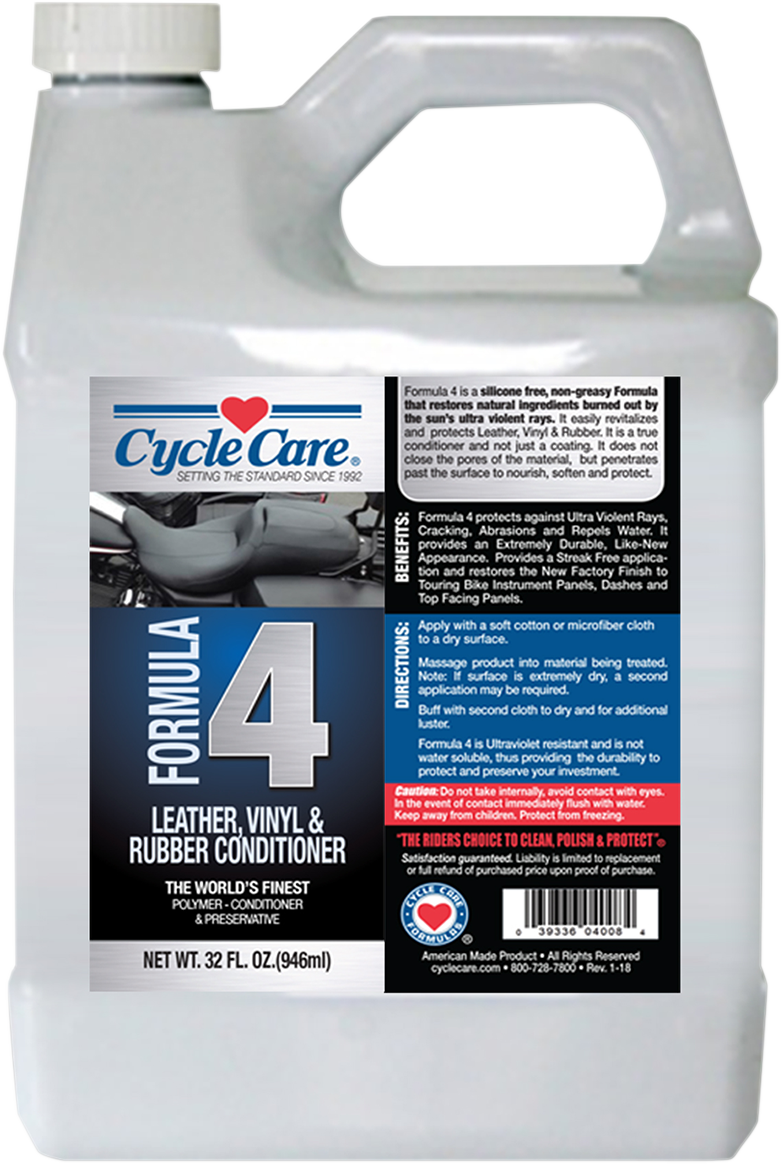 Formula 4 Leather, Vinyl And Rubber Conditioner