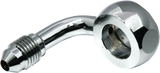 Banjo Fitting - 7/16" - AN3 90° - Chrome