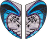 Airframe Pro™ Helmet Side Plates — Krazy Klown 2