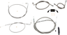 Standard Stainless Braided Handlebar Cable/Brake Line Kit