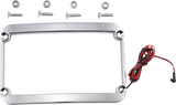 The One Rear Fender Lighted License Frame