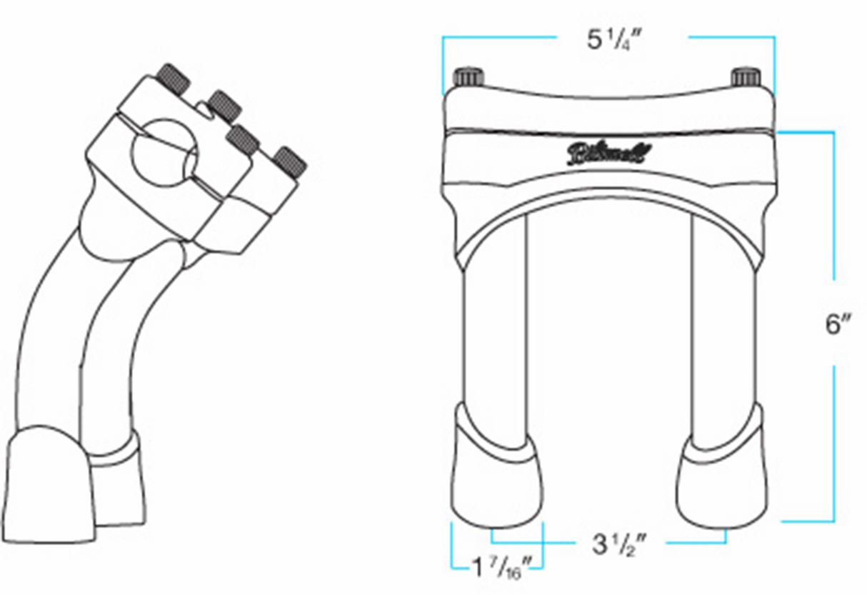 Murdock Handlebar Risers
