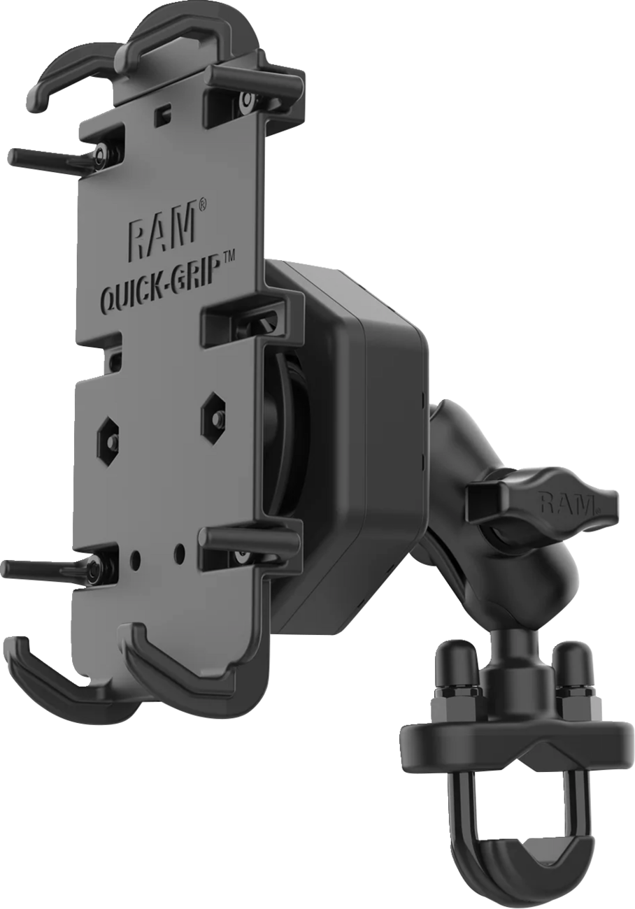 Quick Grip™ Phone Mount with U-Bolt Base