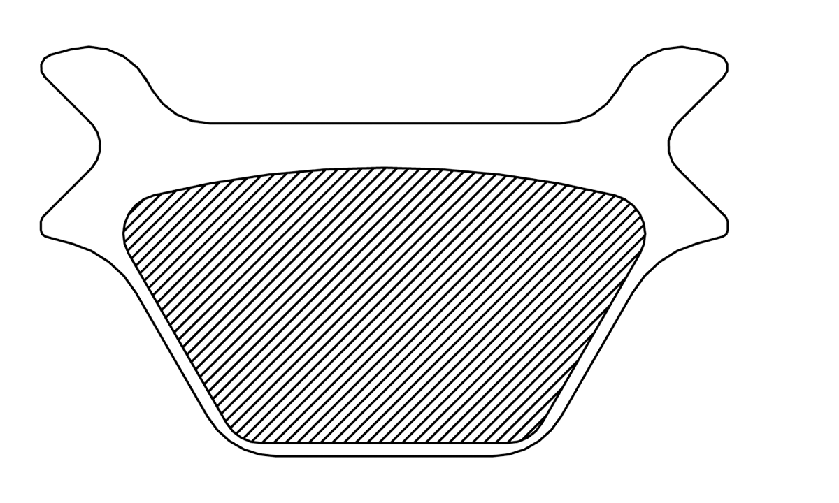 Organic Harley/Buell Brake Pads