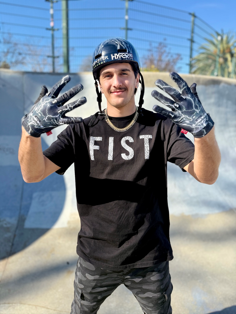 Strapped Brady Baker Lightning Gloves