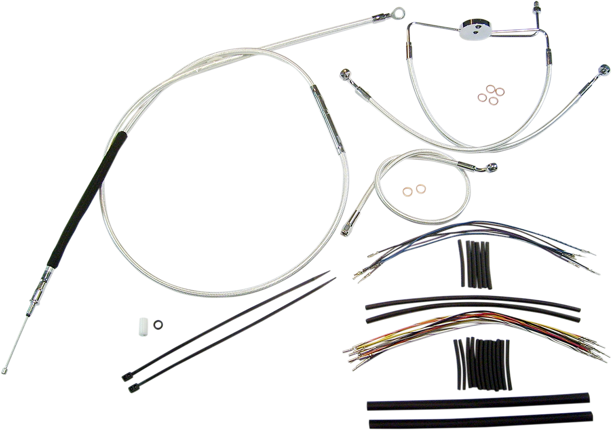 Sterling Chromite II® Designer Handlebar Installation Kit - 15"-17" - '08-'13 Touring
