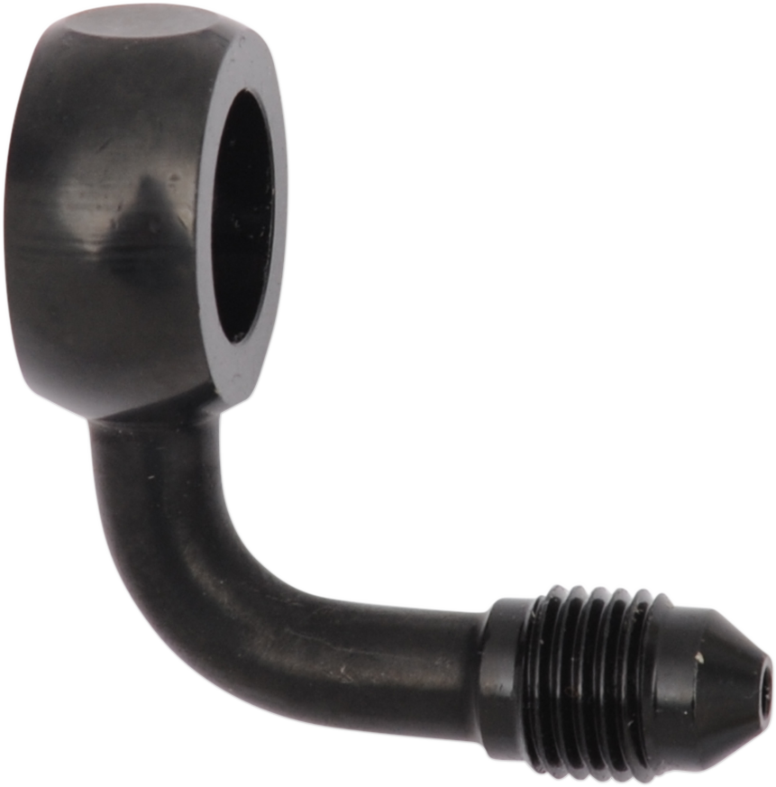 Banjo Fitting - 12 mm - AN3 90° - Black