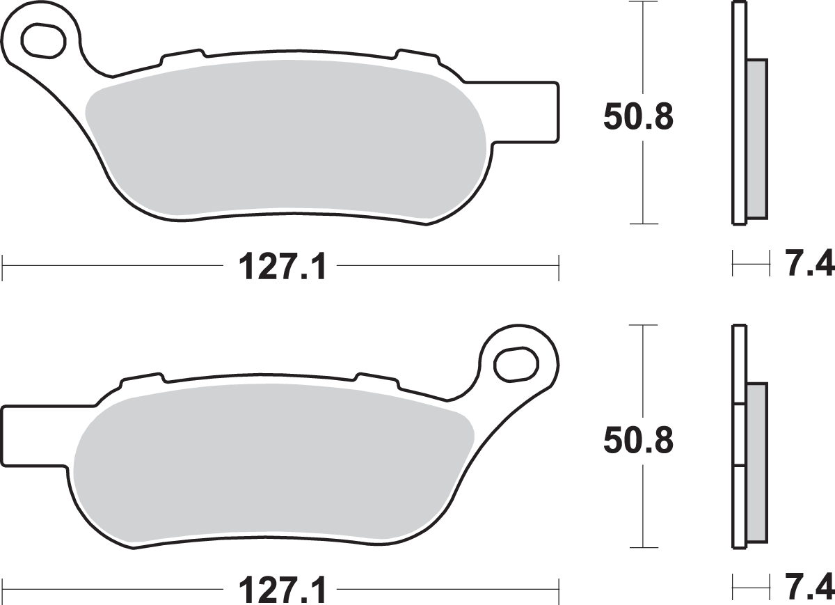Sintered Metal Harley/Buell Brake Pads