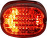 Low Profile LED Taillight with Integrated Auxiliary Turn Signals