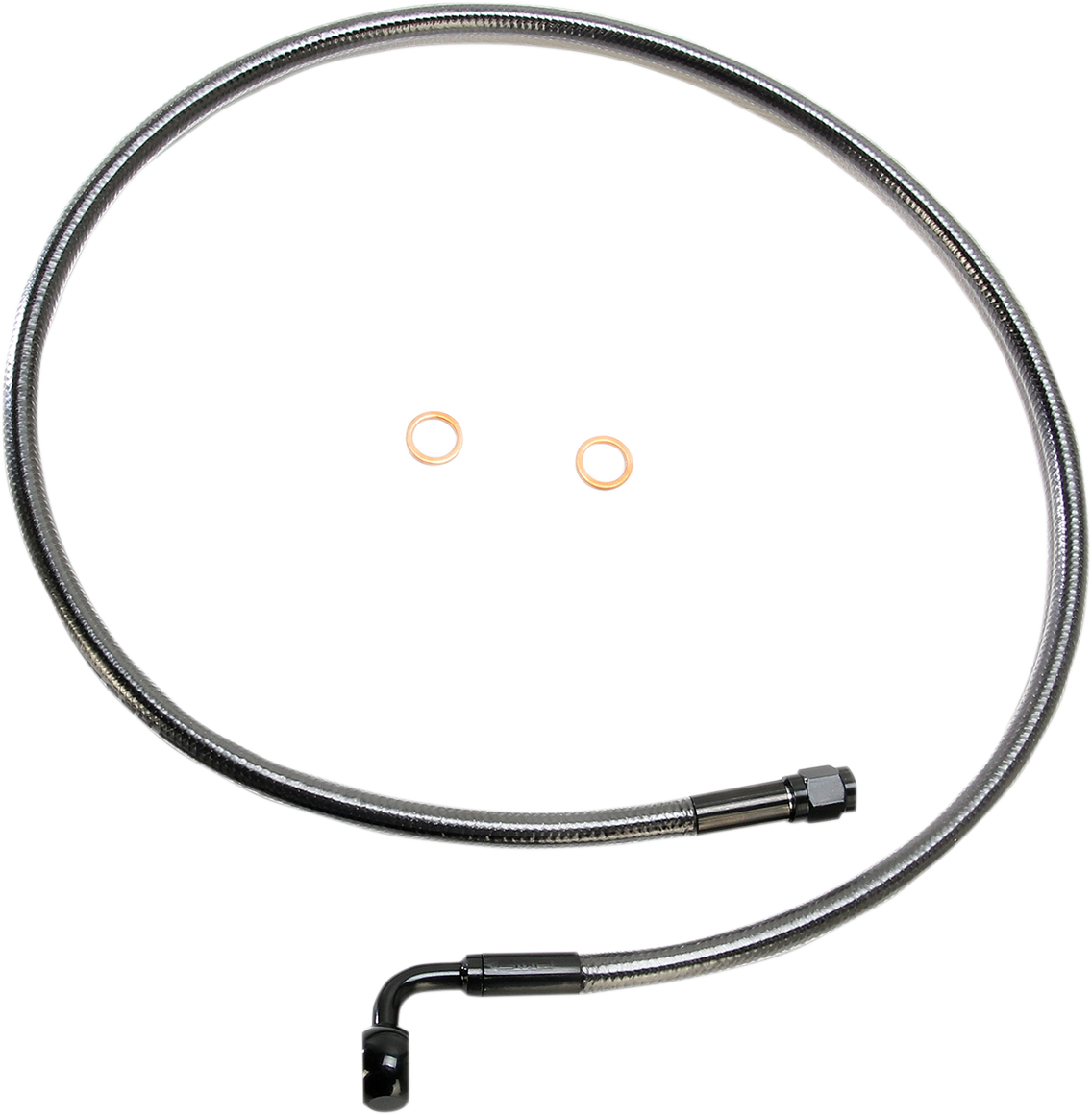 Brake Line - 10 mm-90° - 34" - Black Pearl