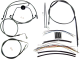 Black Pearl™ Designer Handlebar Installation Kit - 15"-17" - '08-'13 FLTR