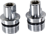 Chrome Fork Tube Plugs and Caps