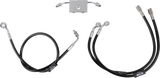 Black Braided Brake Line Kit