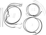 Black Pearl™ Designer Handlebar Installation Kit - 6" - '17-'20 FLHR