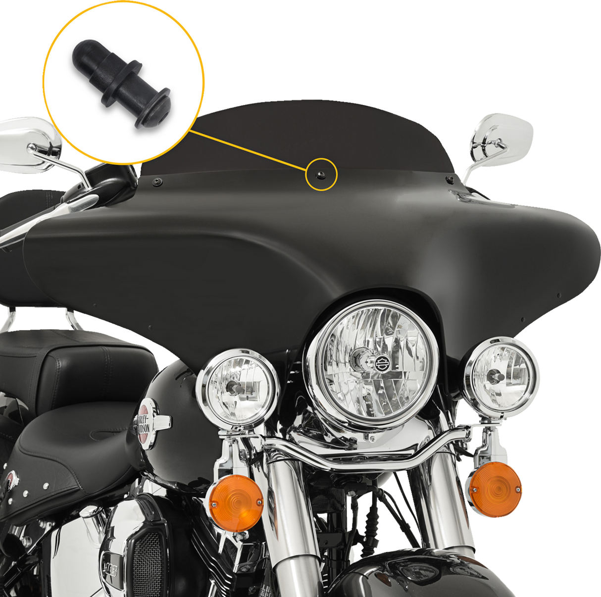 Batwing Windshield Screw Set