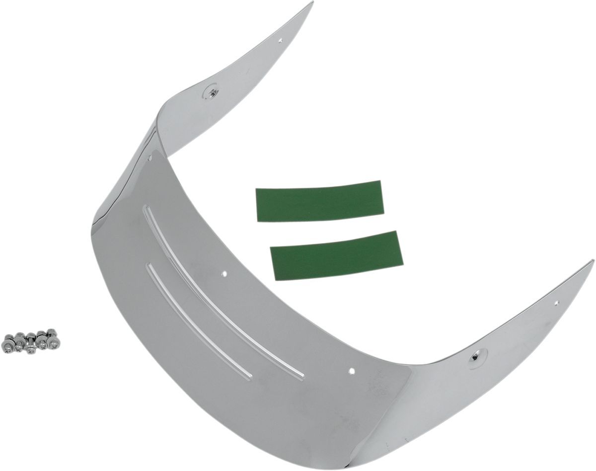 Rear Fender Skirt — Embossed Ribs