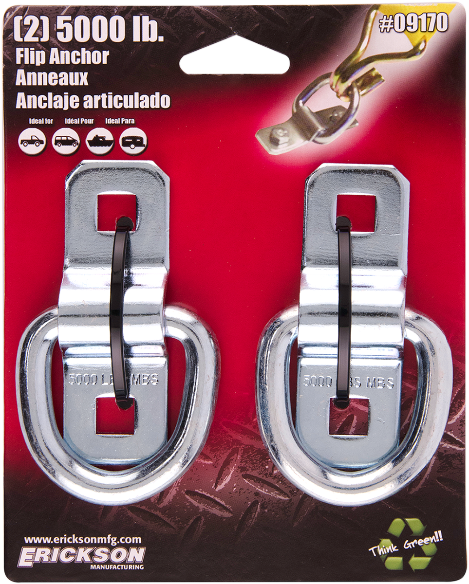 5,000 lb-Rated Flip-Style Anchor Rings