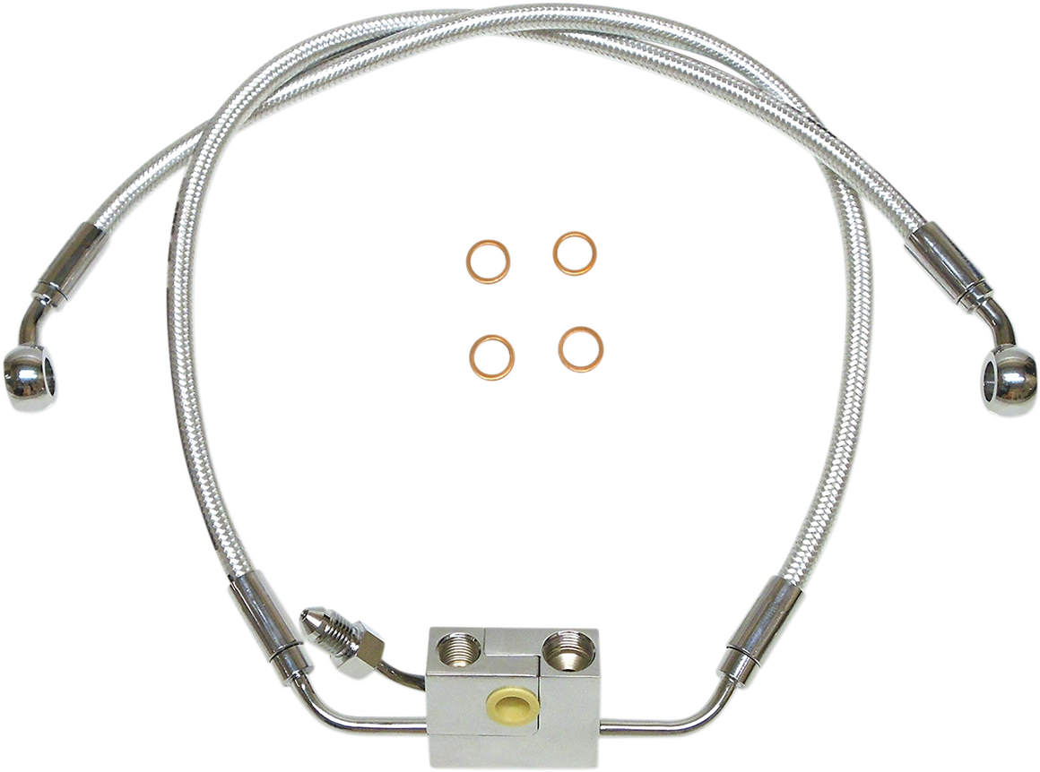 Brake Line - Upper - Stainless Steel - ABS