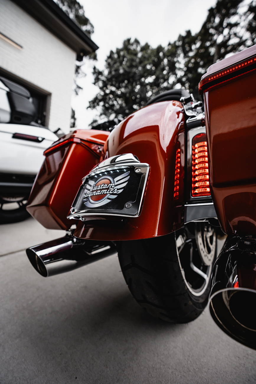 Radius License Plate Mount Assembly for CVO™