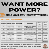 900 W Amplifier/6-speaker Kit