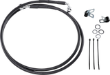 Extended Length Black Vinyl Brake Line Kit [2/2]