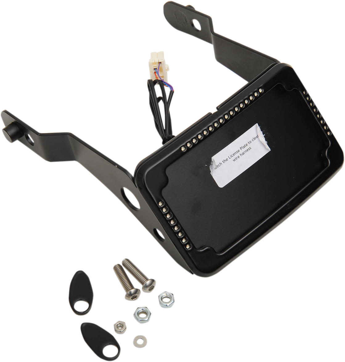 Curved License Mount with Frame