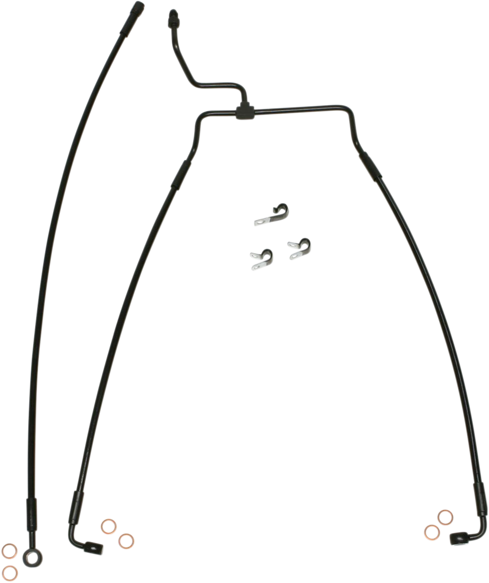 Brake Line - Front - XR - Black