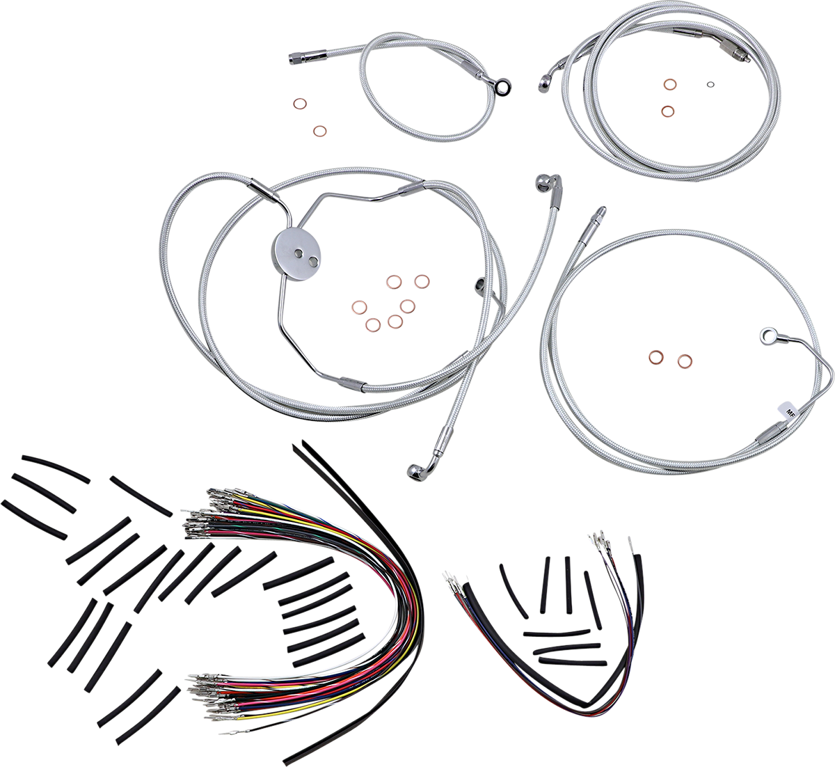 Sterling Chromite II® Designer Handlebar Installation Kit - 15"-17" - '09-'12 CVO FLTR